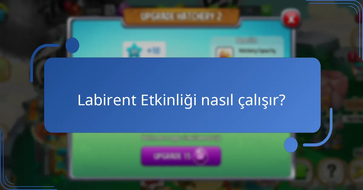 Labirent Etkinliği sırasında hangi özel ödüller mevcut?
